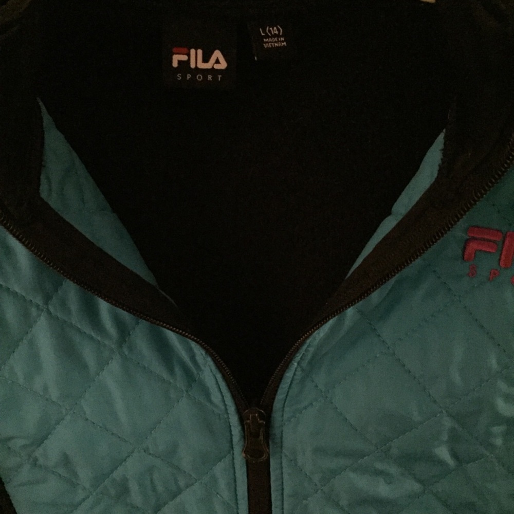 Fila girl’s hooded jacket, size L (14) - Picture 4 of 7
